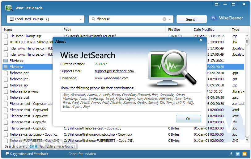 Wise JetSearch 4.1.4