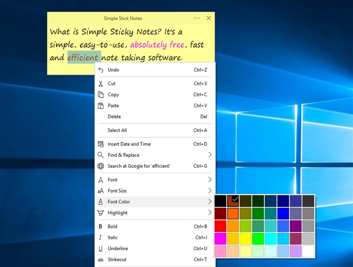 Simple Sticky Notes 5.8