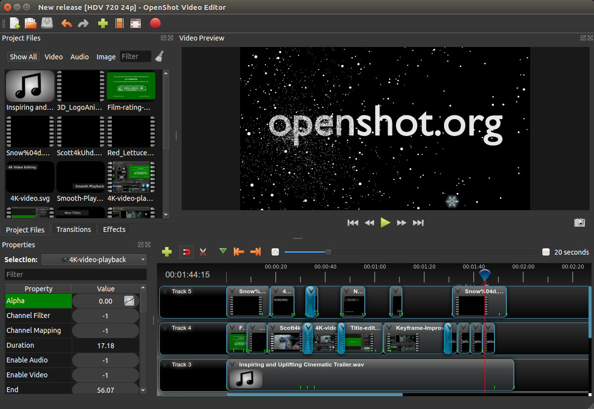 OpenShot 2.5.1
