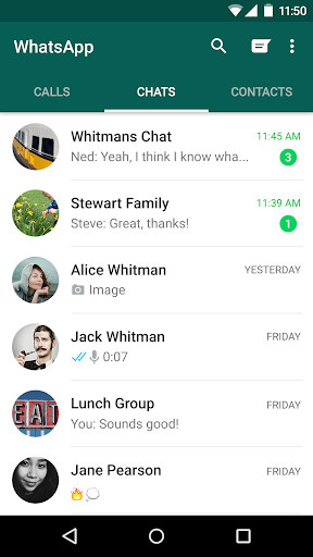 WhatsApp Messenger for iPhone